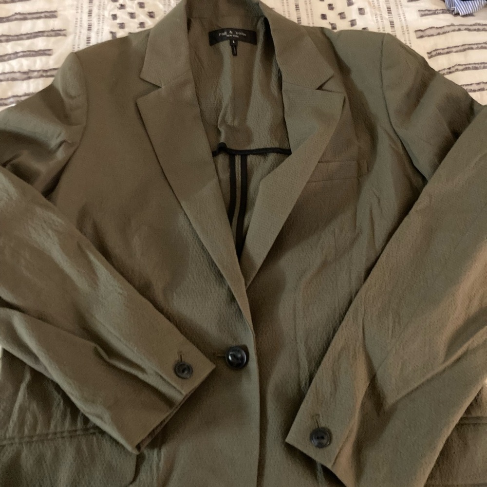 Rag and bone olive blazer